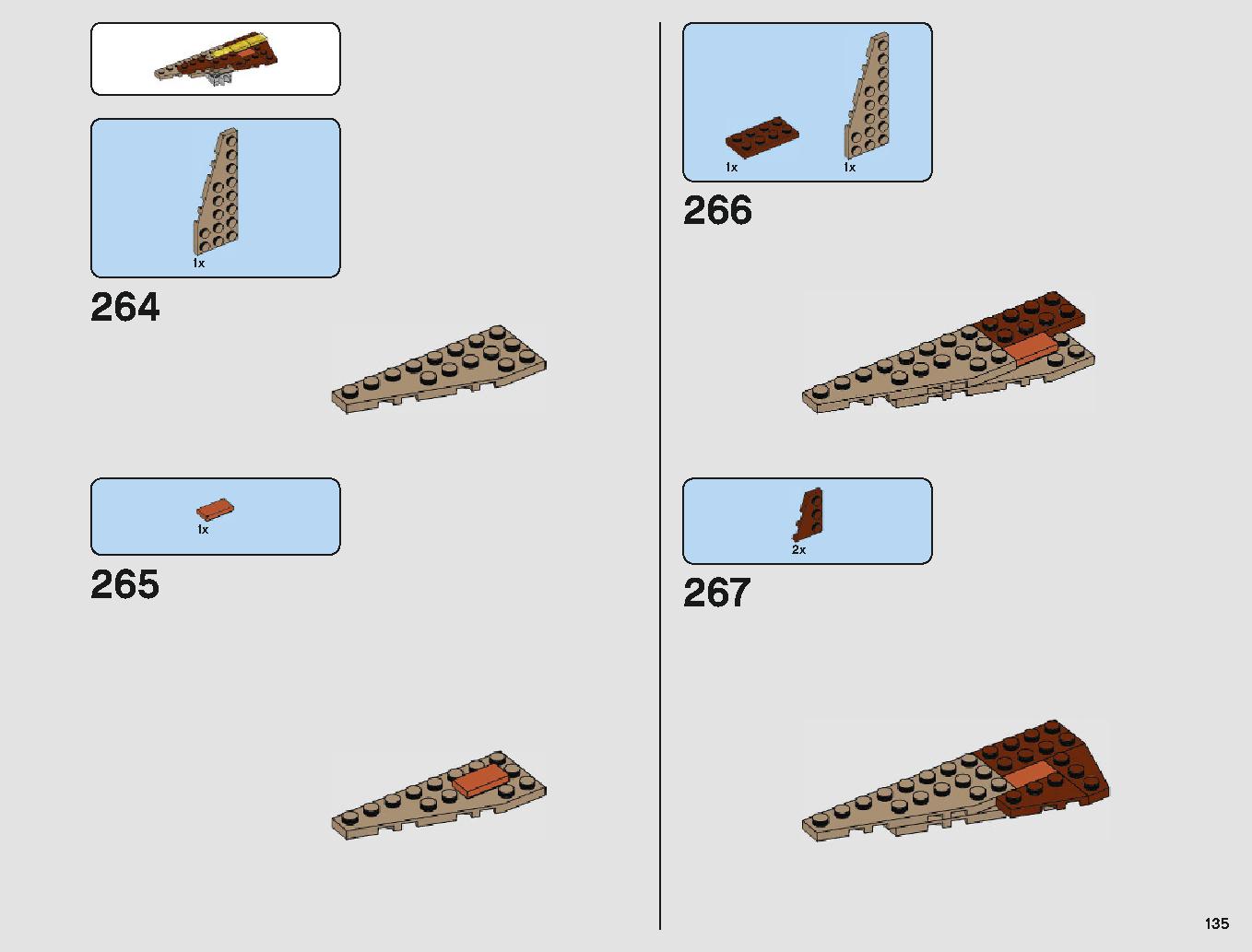 サンドクローラー 75220 レゴの商品情報 レゴの説明書・組立方法 135 page