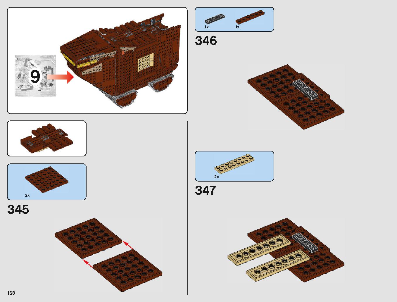サンドクローラー 75220 レゴの商品情報 レゴの説明書・組立方法 168 page