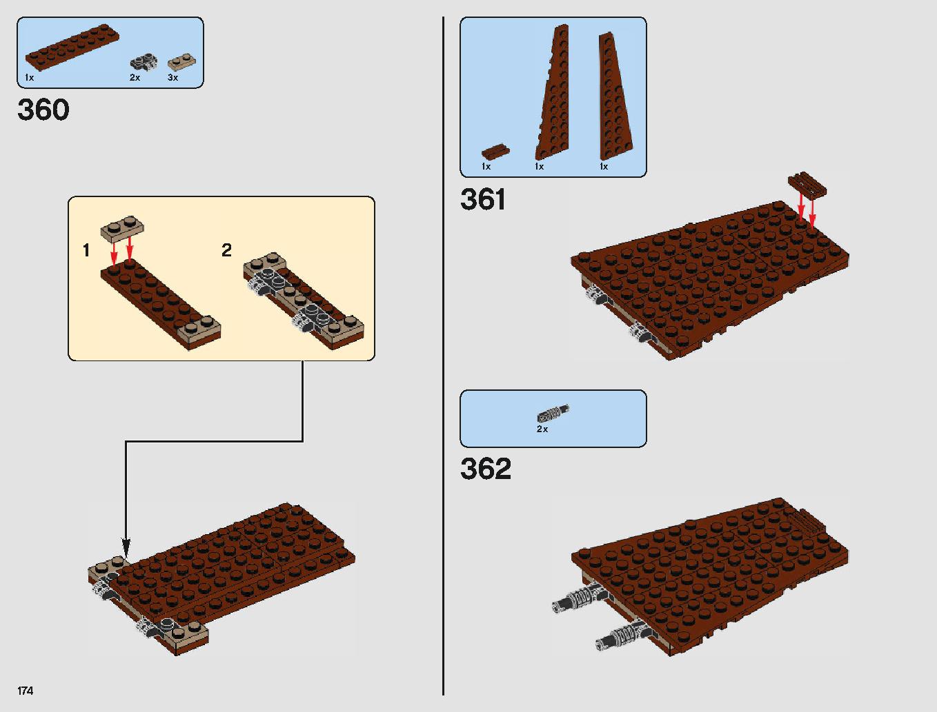 サンドクローラー 75220 レゴの商品情報 レゴの説明書・組立方法 174 page