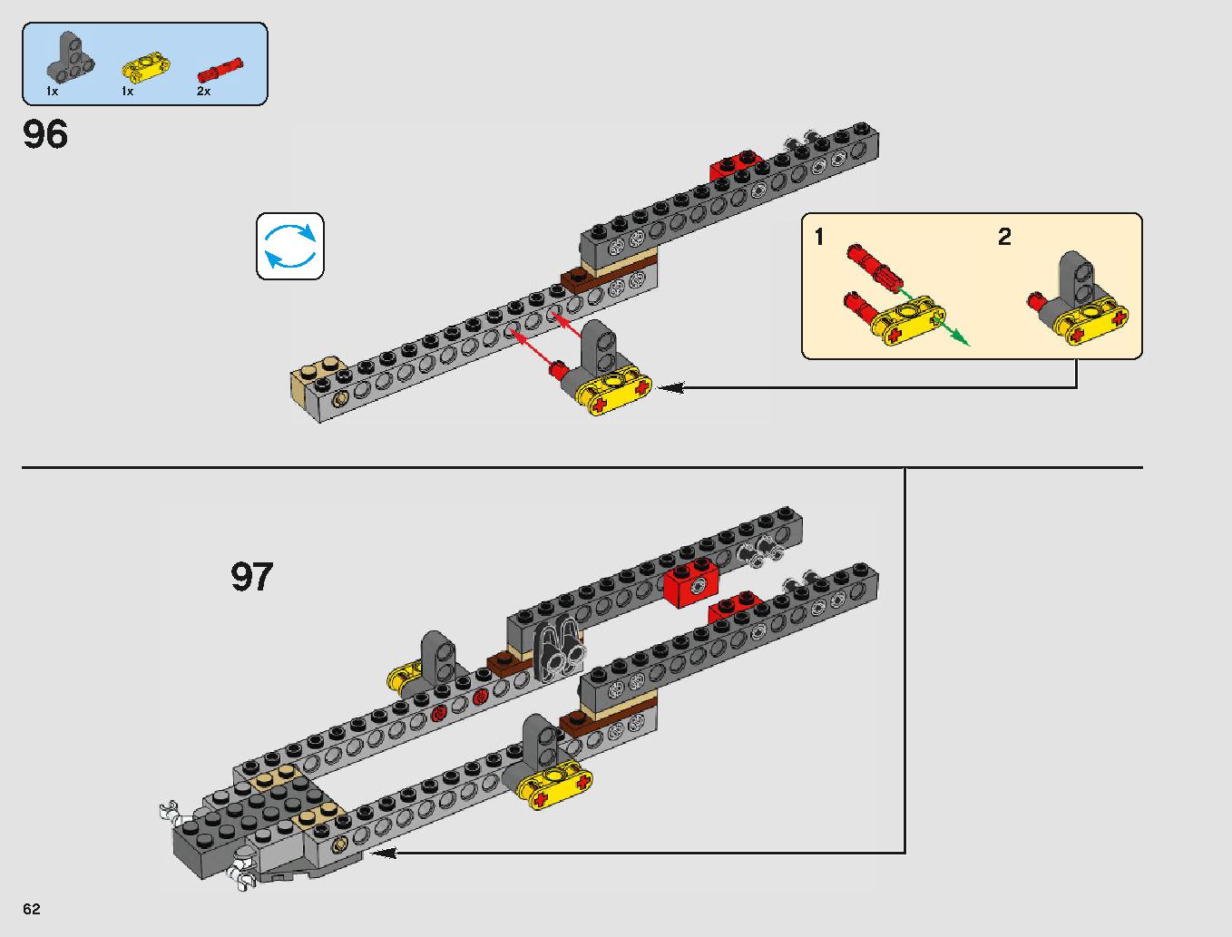 サンドクローラー 75220 レゴの商品情報 レゴの説明書・組立方法 62 page