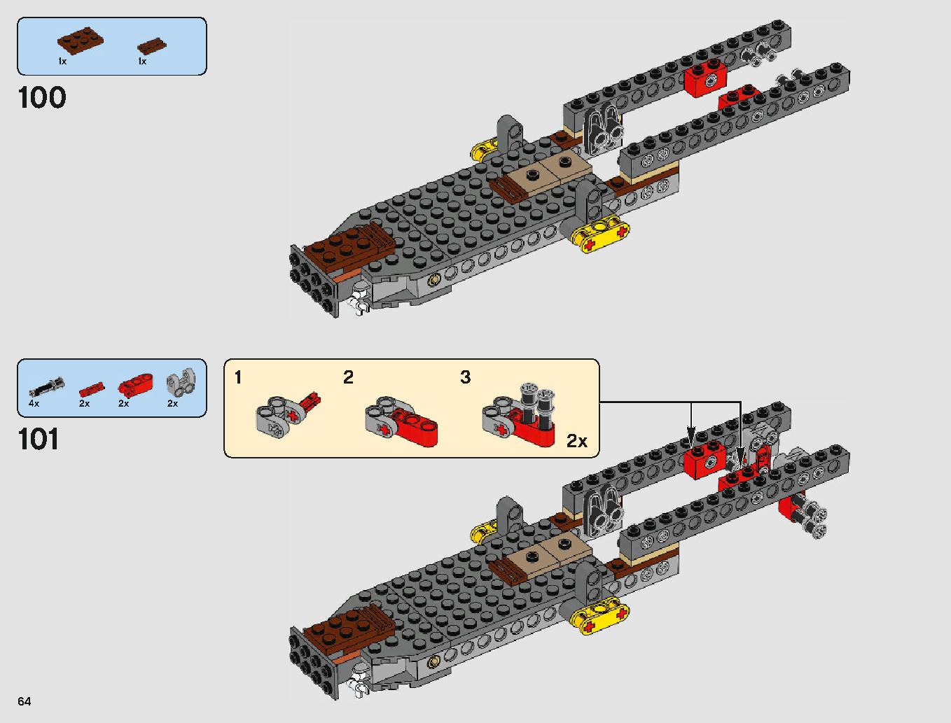 サンドクローラー 75220 レゴの商品情報 レゴの説明書・組立方法 64 page