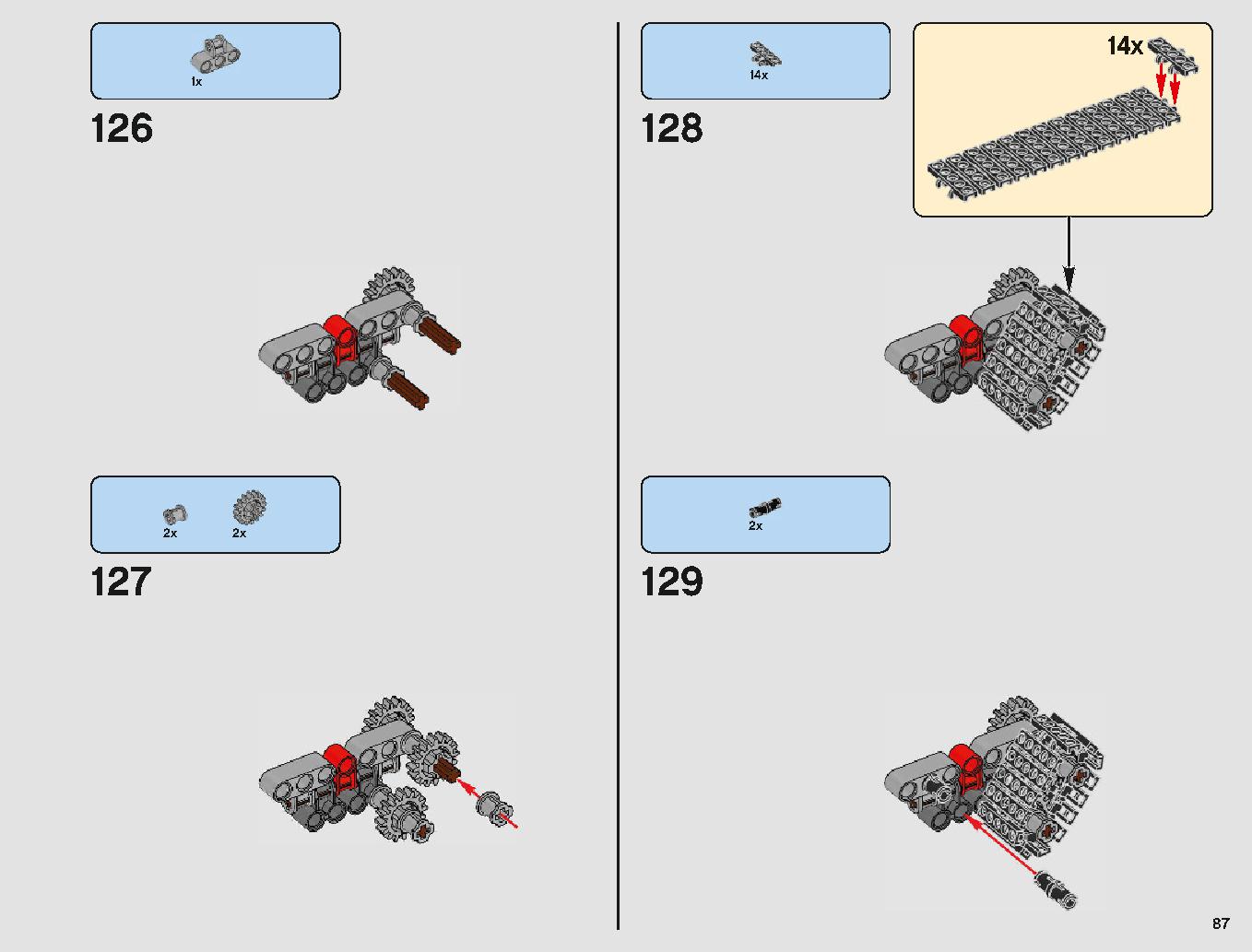 Sandcrawler 75220 LEGO information LEGO instructions 87 page