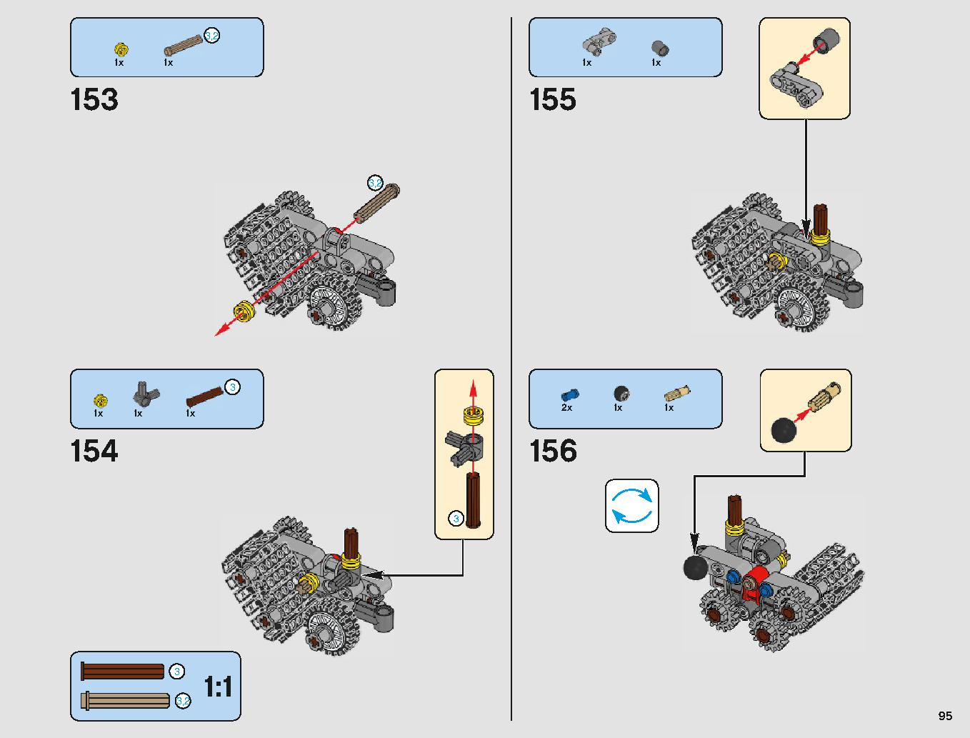 サンドクローラー 75220 レゴの商品情報 レゴの説明書・組立方法 95 page