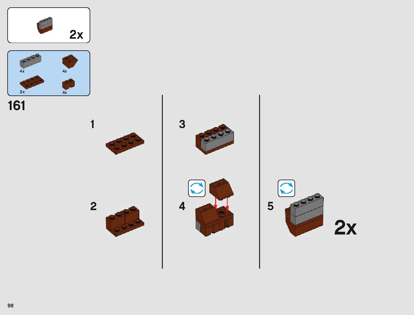 サンドクローラー 75220 レゴの商品情報 レゴの説明書・組立方法 98 page