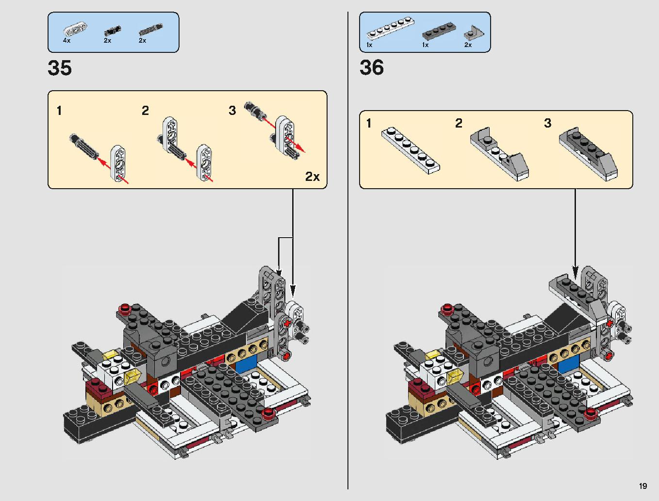 Imperial Landing Craft 75221 LEGO information LEGO instructions 19 page