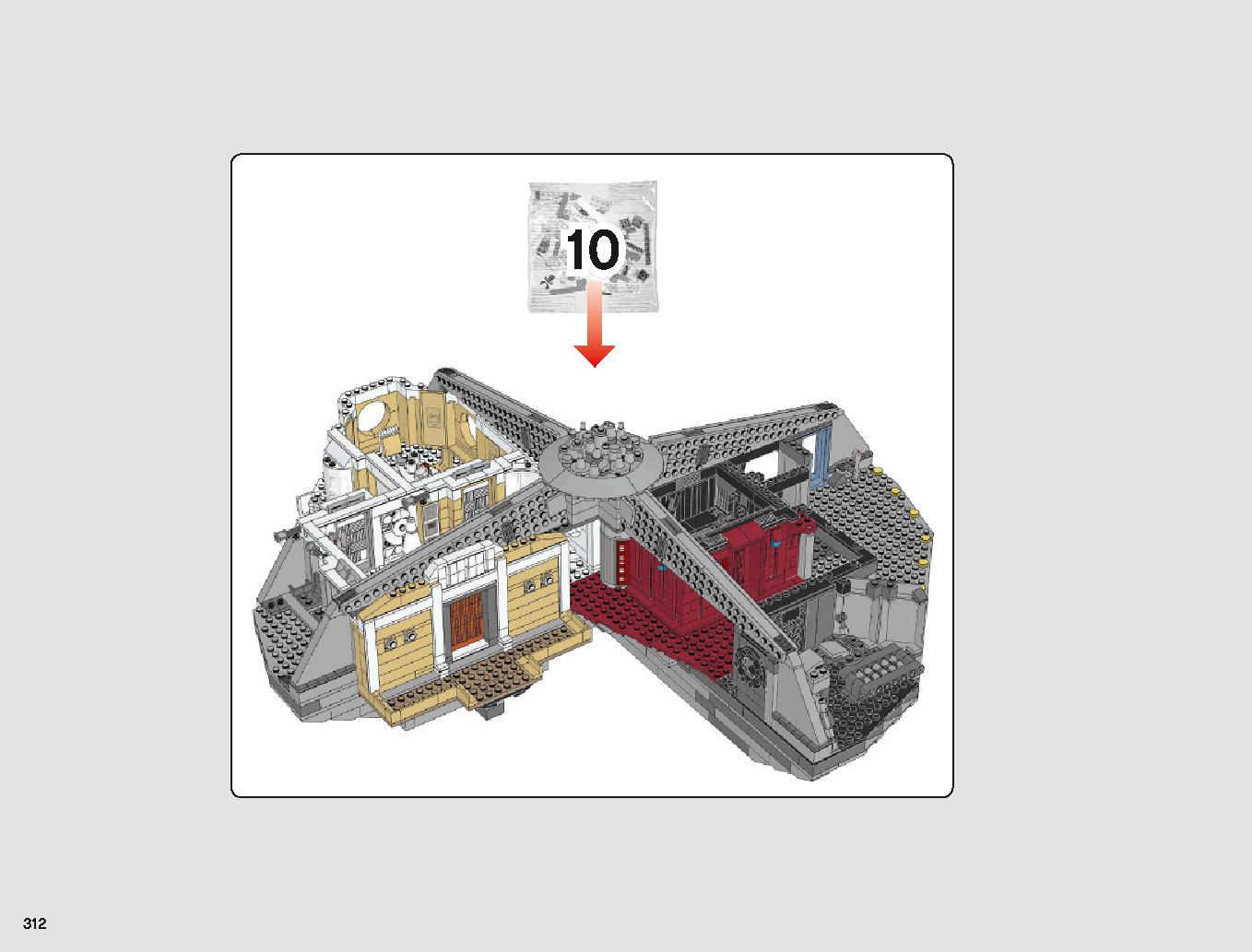 クラウド・シティ 75222 レゴの商品情報 レゴの説明書・組立方法 312 page