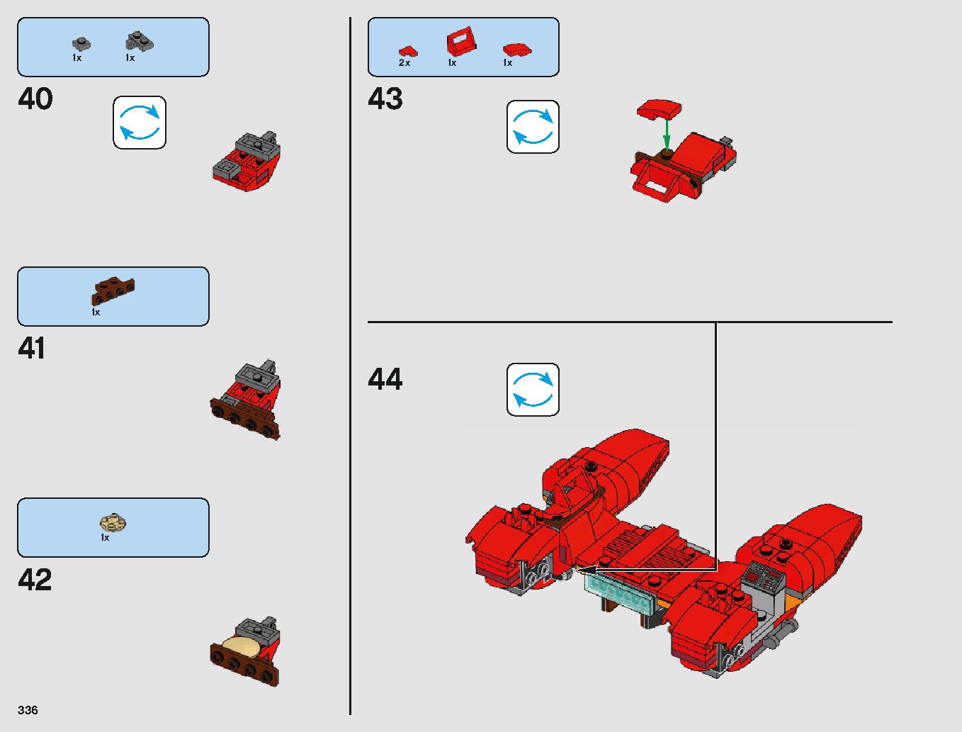 クラウド・シティ 75222 レゴの商品情報 レゴの説明書・組立方法 336 page