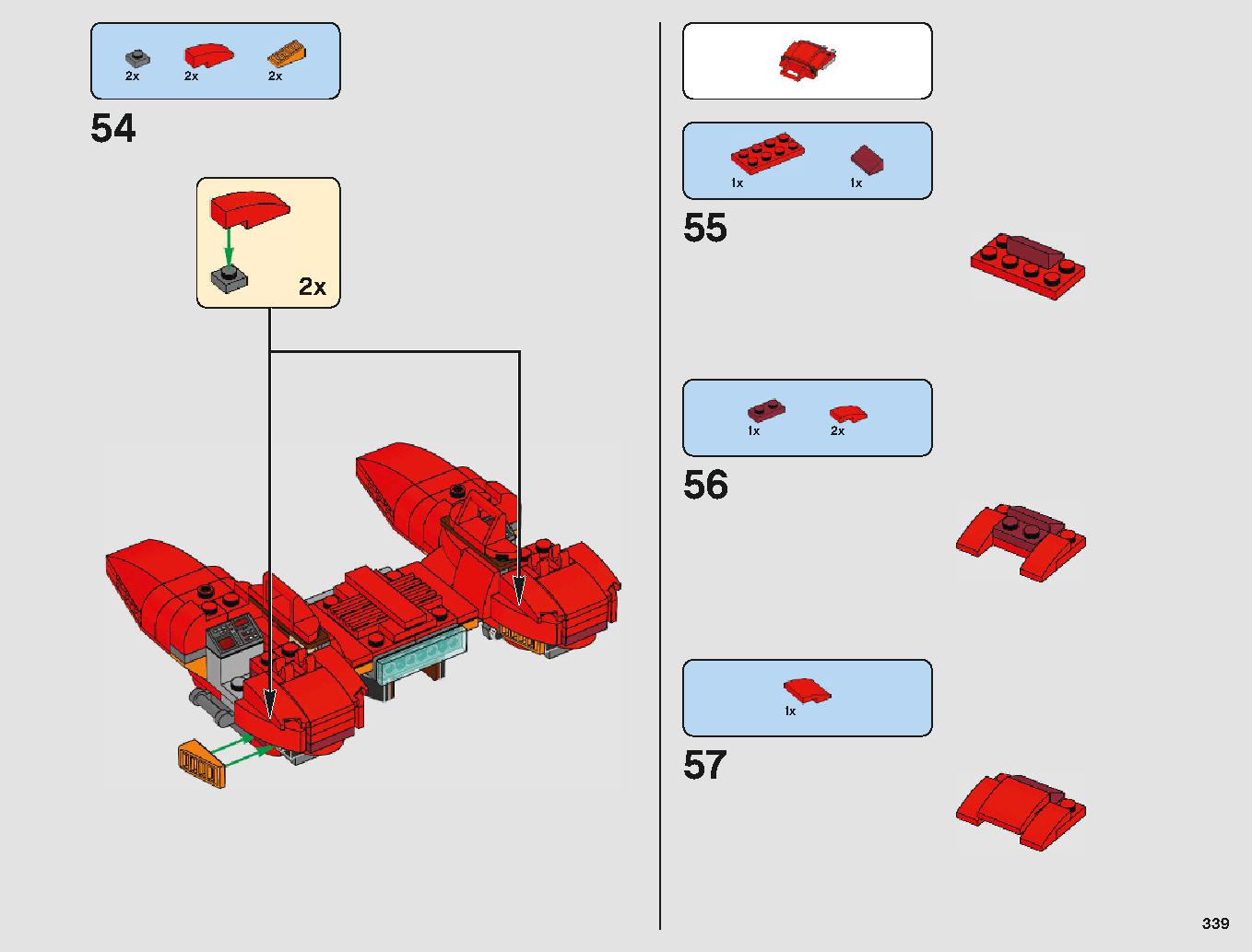 クラウド・シティ 75222 レゴの商品情報 レゴの説明書・組立方法 339 page