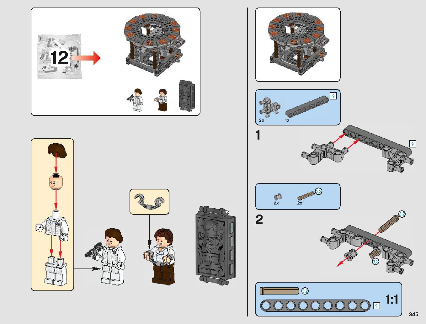 Betrayal at Cloud City 75222 LEGO information LEGO instructions 345 page