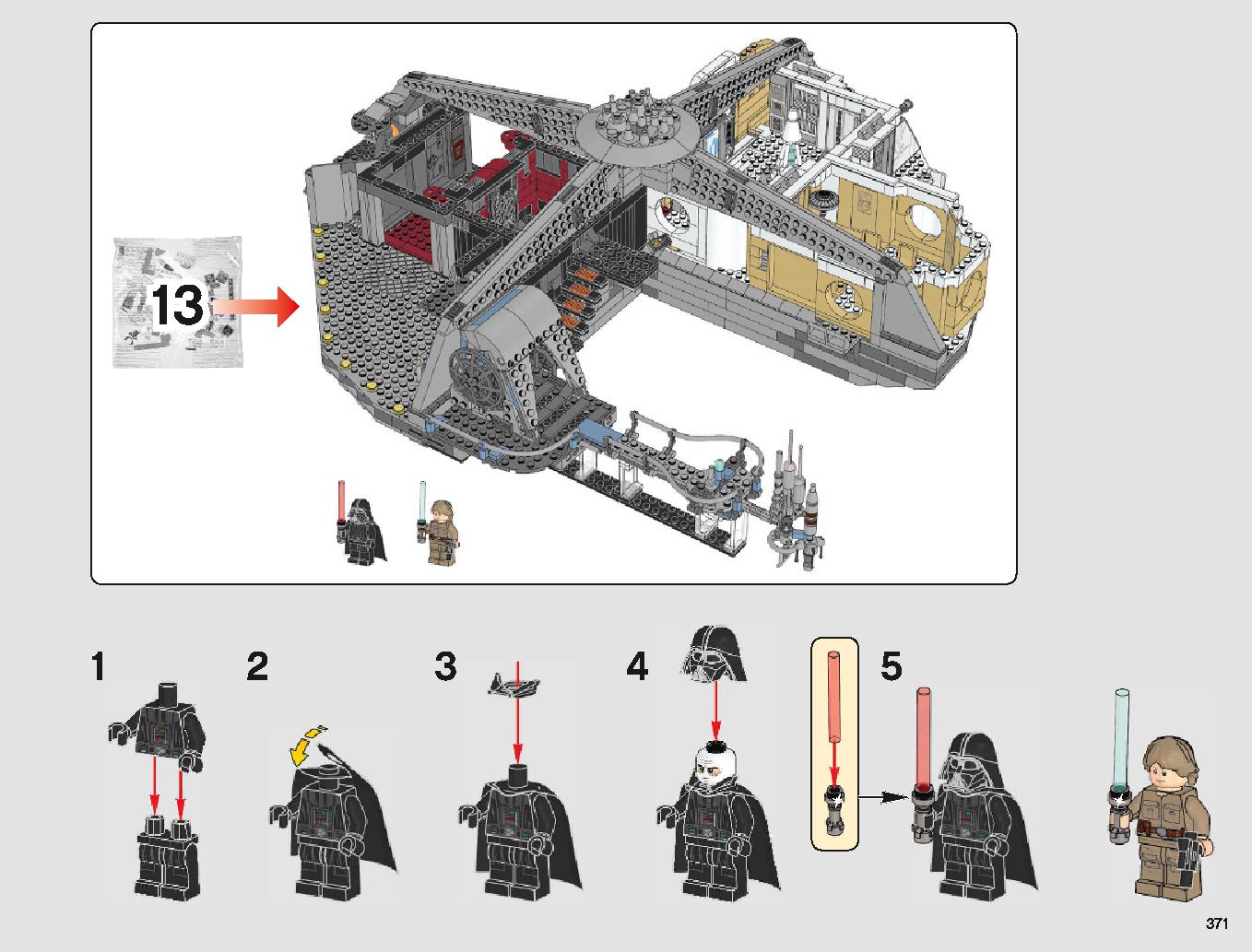 Betrayal at Cloud City 75222 LEGO information LEGO instructions 371 page