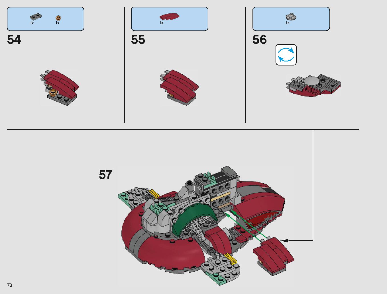 クラウド・シティ 75222 レゴの商品情報 レゴの説明書・組立方法 70 page