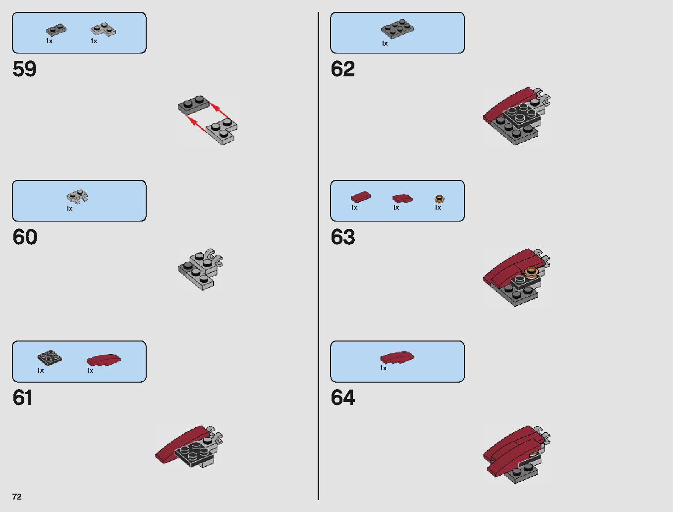 クラウド・シティ 75222 レゴの商品情報 レゴの説明書・組立方法 72 page