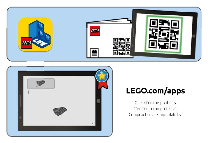ナブー・スターファイター マイクロファイター 75223 レゴの商品情報 レゴの説明書・組立方法 3 page