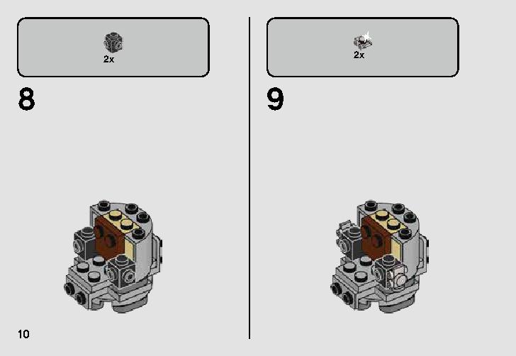 Escape Pod vs. Dewback Microfighters 75228 LEGO information LEGO instructions 10 page