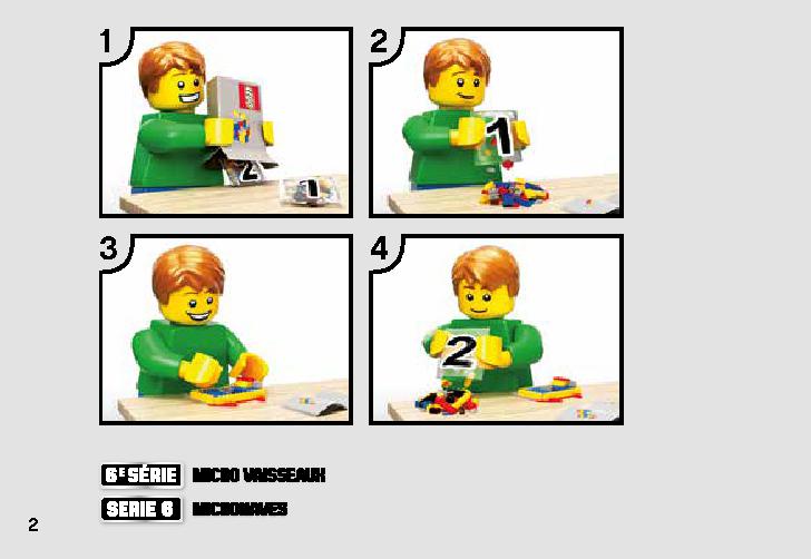 Escape Pod vs. Dewback Microfighters 75228 レゴの商品情報 レゴの説明書・組立方法 2 page