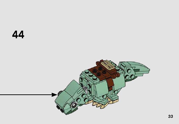 Escape Pod vs. Dewback Microfighters 75228 レゴの商品情報 レゴの説明書・組立方法 33 page