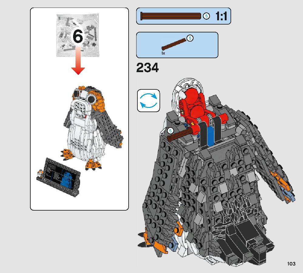 ポーグ 75230 レゴの商品情報 レゴの説明書・組立方法 103 page