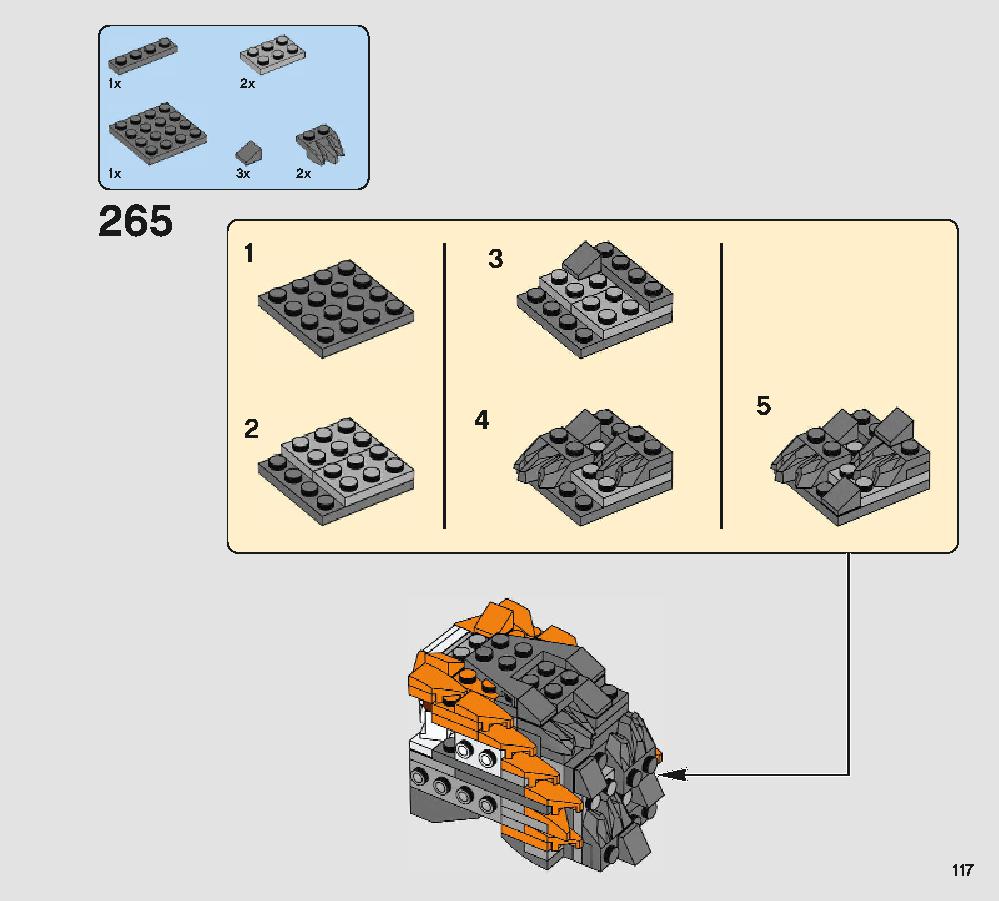 Porg 75230 LEGO information LEGO instructions 117 page