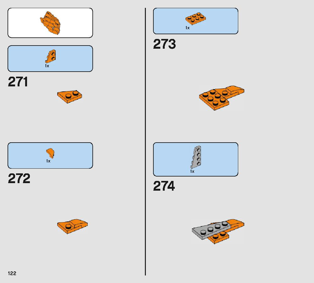 ポーグ 75230 レゴの商品情報 レゴの説明書・組立方法 122 page