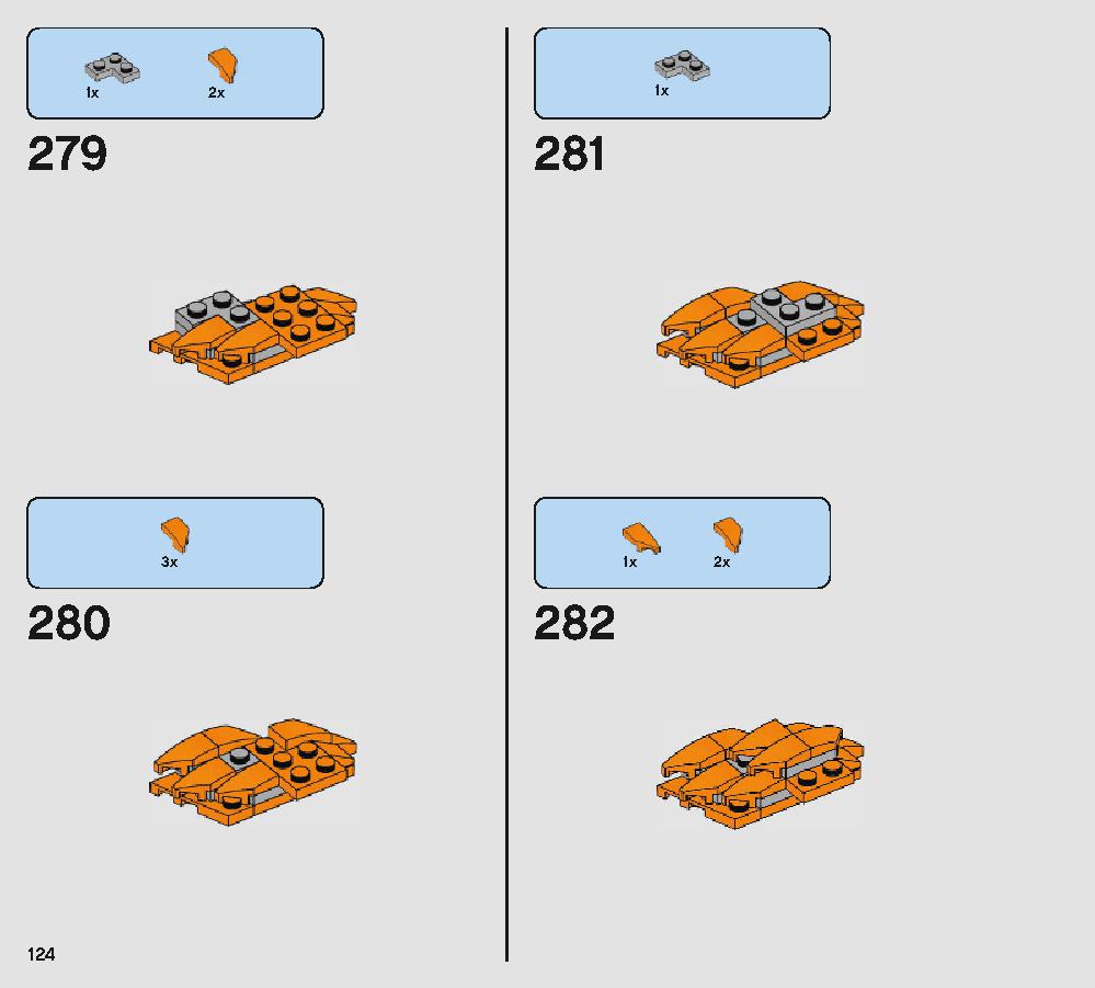 ポーグ 75230 レゴの商品情報 レゴの説明書・組立方法 124 page