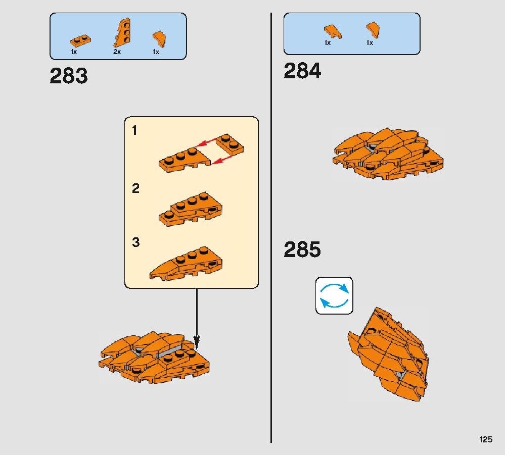 ポーグ 75230 レゴの商品情報 レゴの説明書・組立方法 125 page