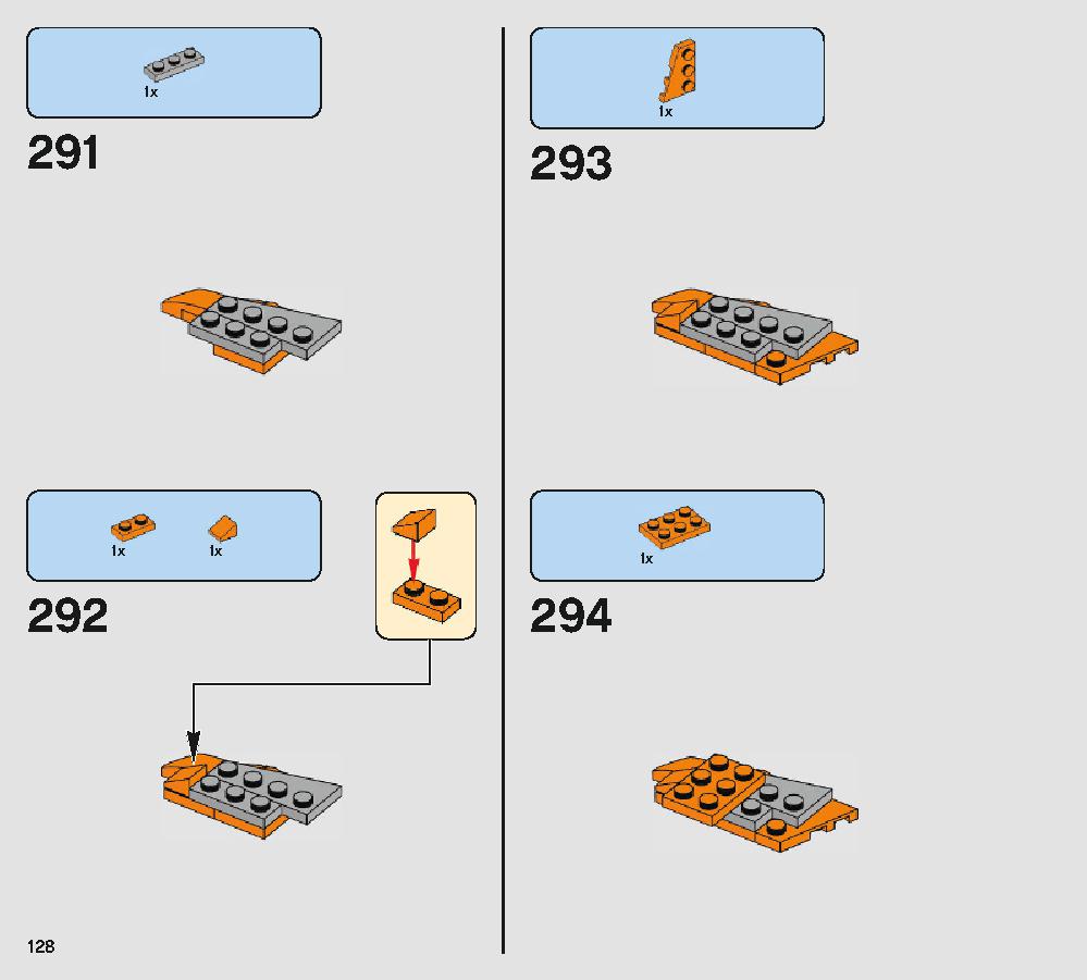 Porg 75230 LEGO information LEGO instructions 128 page