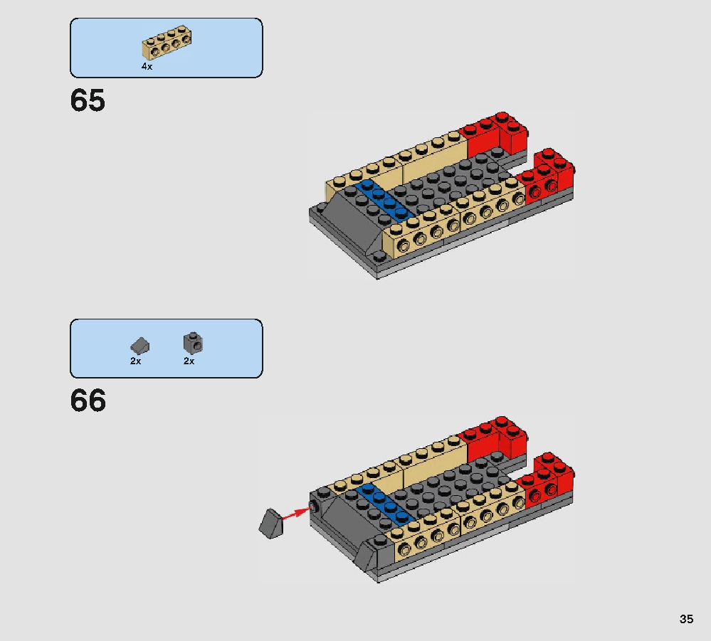 Porg 75230 LEGO information LEGO instructions 35 page