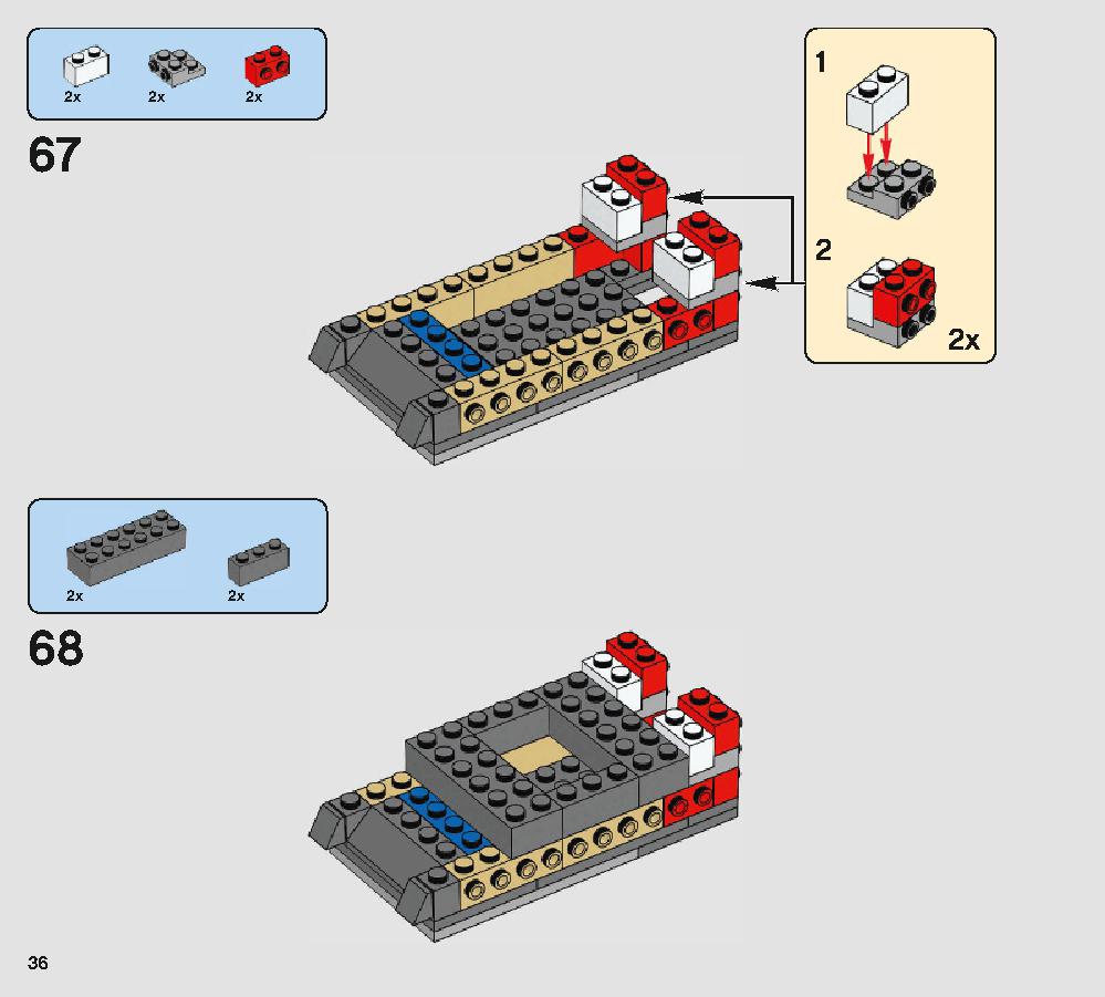 Porg 75230 LEGO information LEGO instructions 36 page