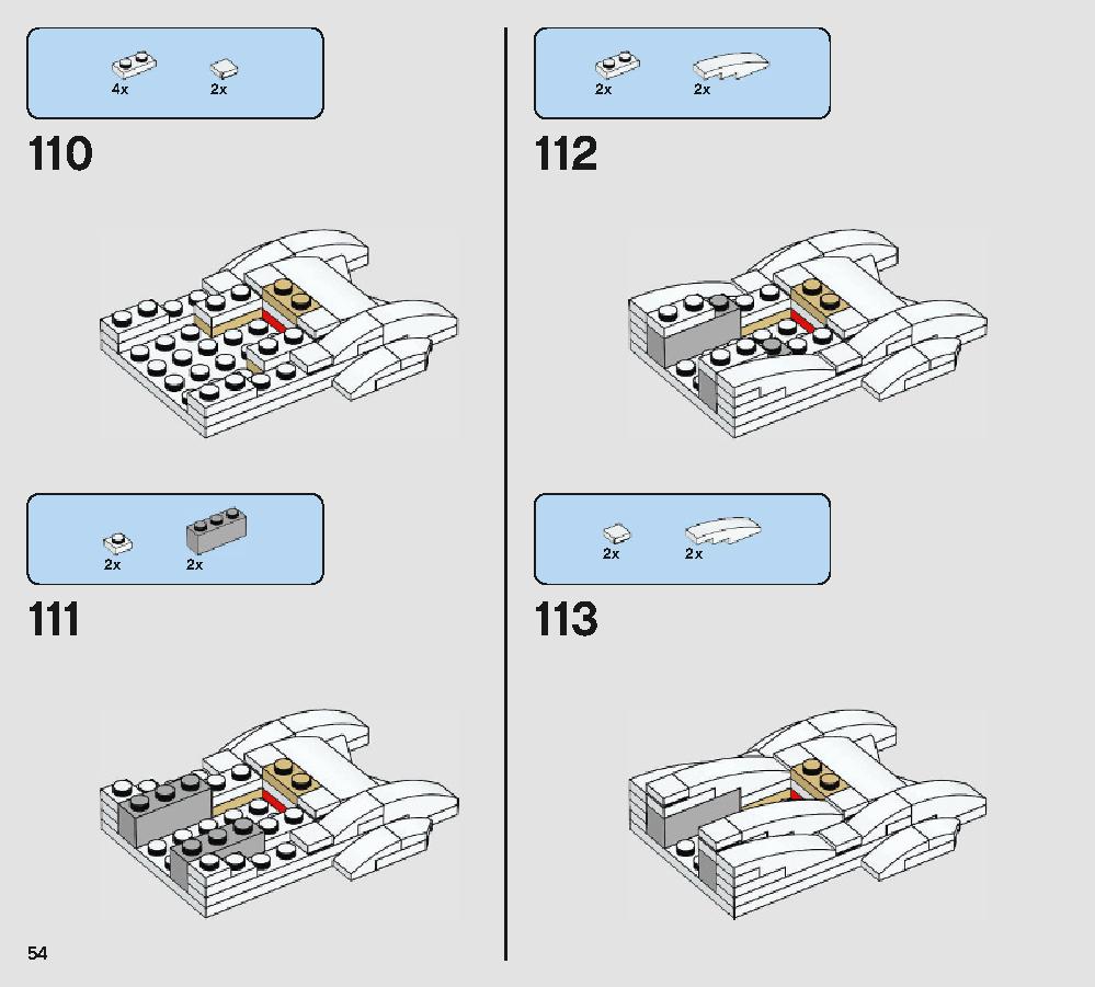 Porg 75230 LEGO information LEGO instructions 54 page