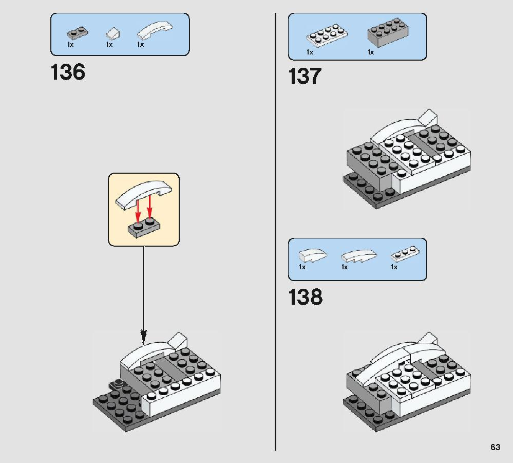Porg 75230 LEGO information LEGO instructions 63 page