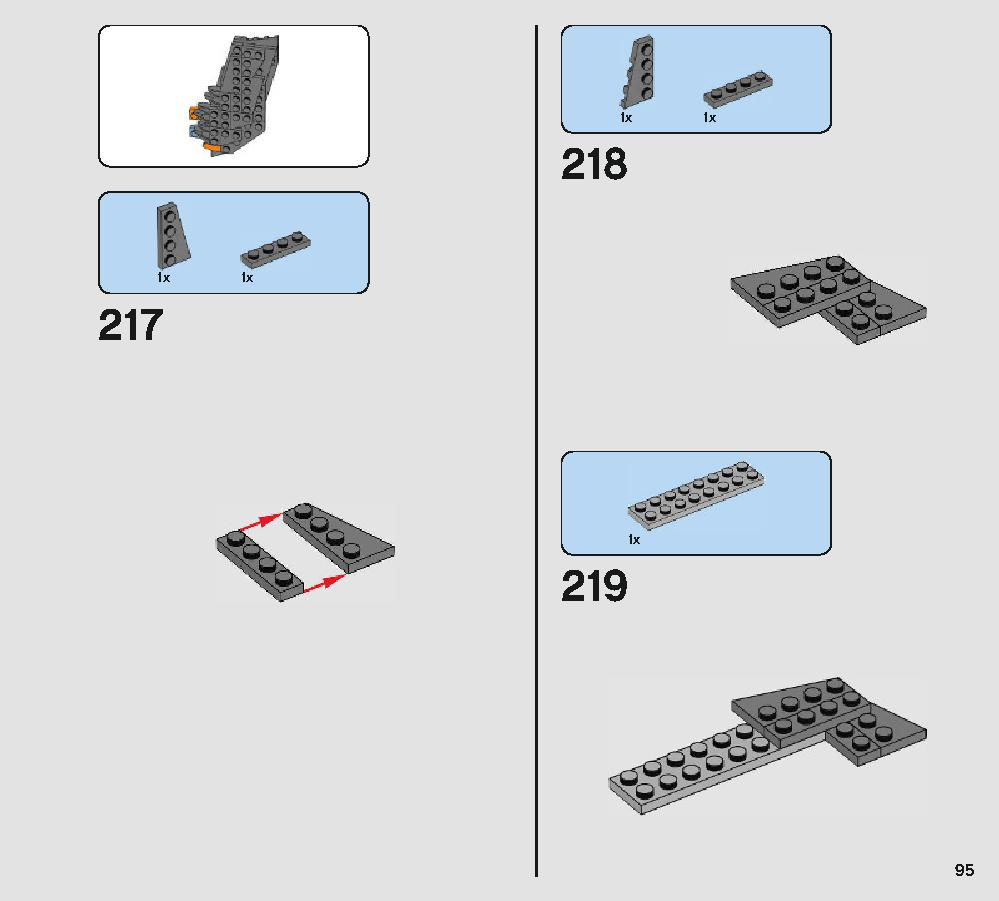 Porg 75230 LEGO information LEGO instructions 95 page