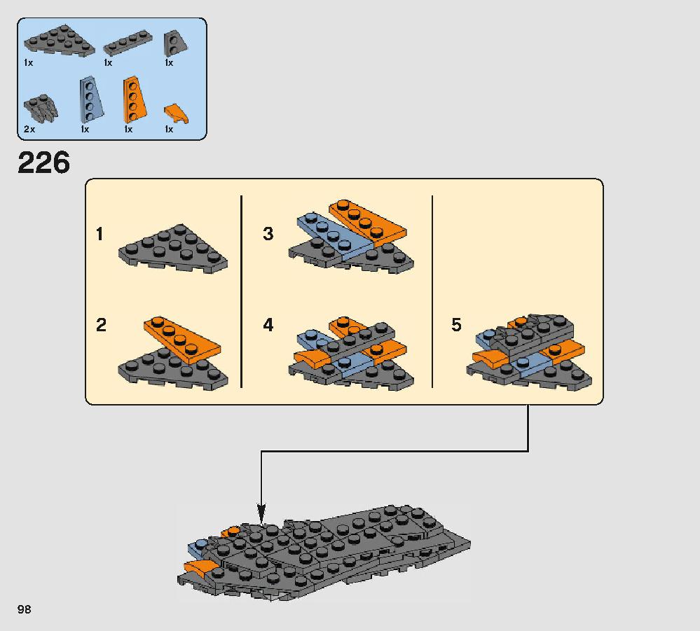 ポーグ 75230 レゴの商品情報 レゴの説明書・組立方法 98 page