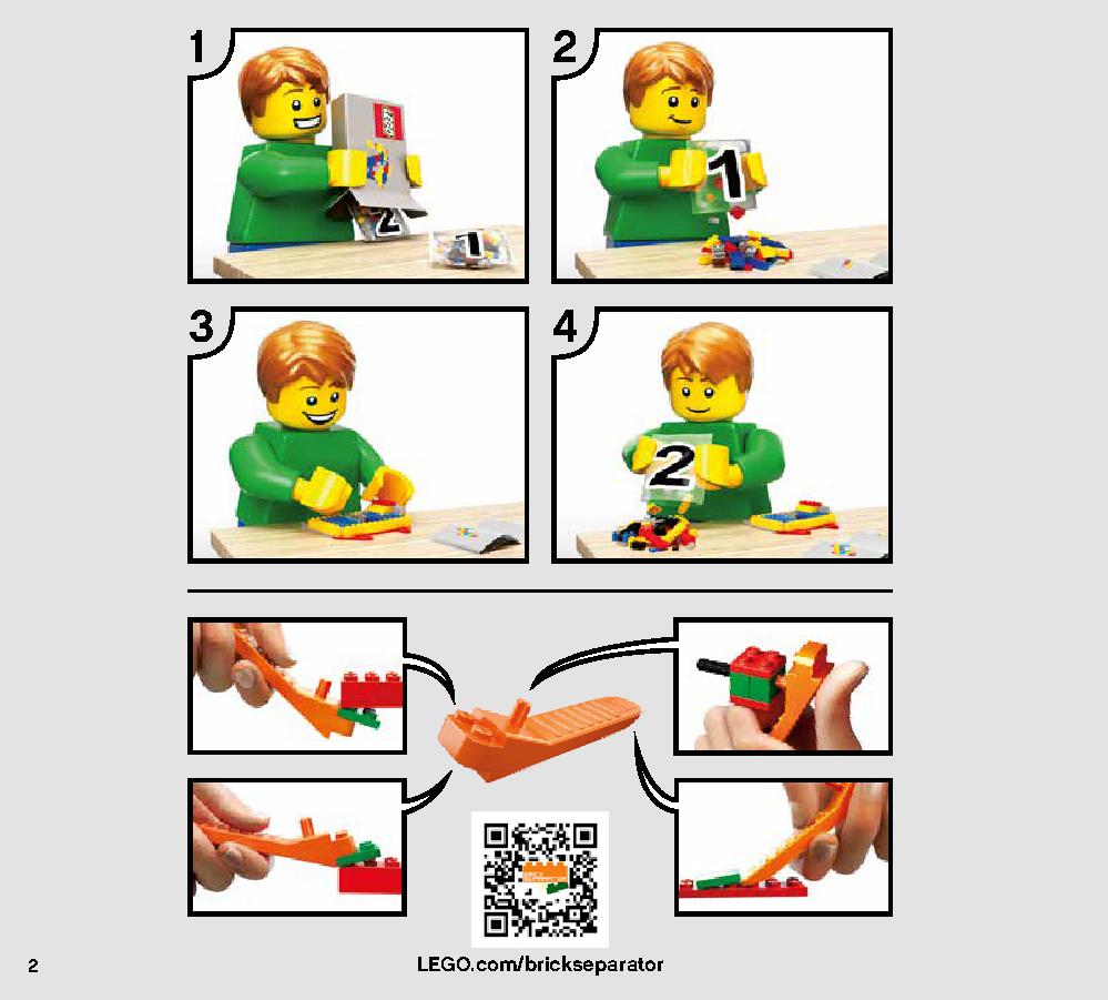 Droid Gunship 75233 LEGO information LEGO instructions 2 page