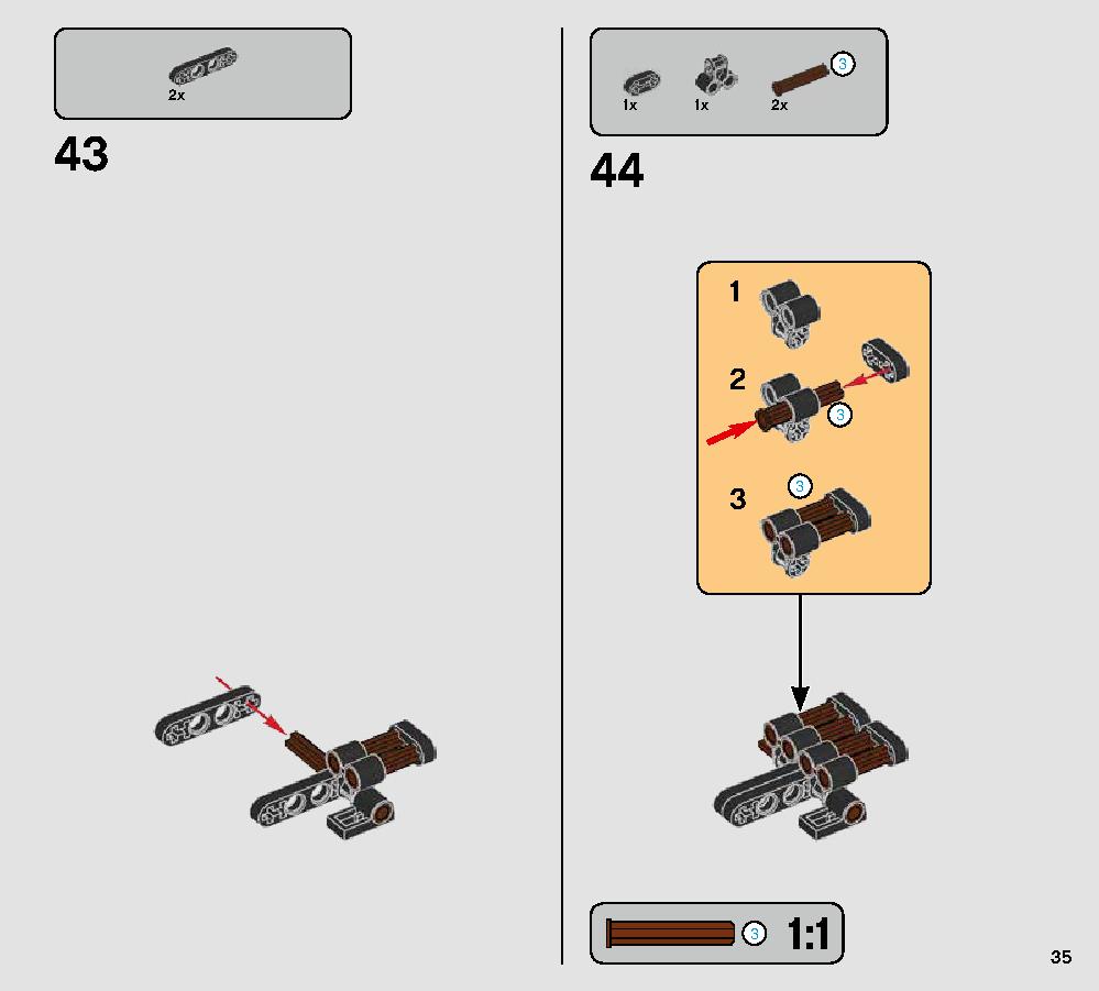 Droid Gunship 75233 LEGO information LEGO instructions 35 page