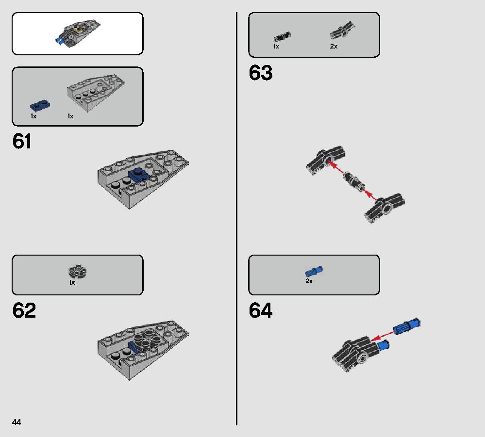 Droid Gunship 75233 LEGO information LEGO instructions 44 page