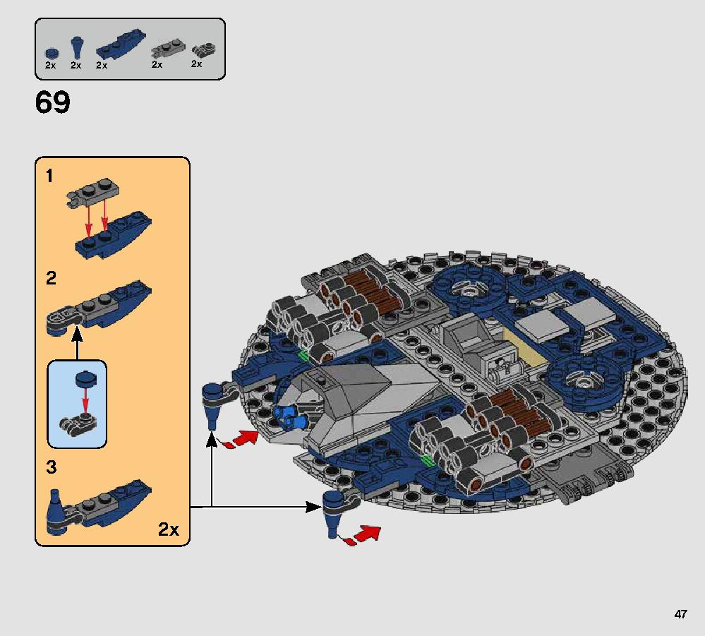 Droid Gunship 75233 LEGO information LEGO instructions 47 page