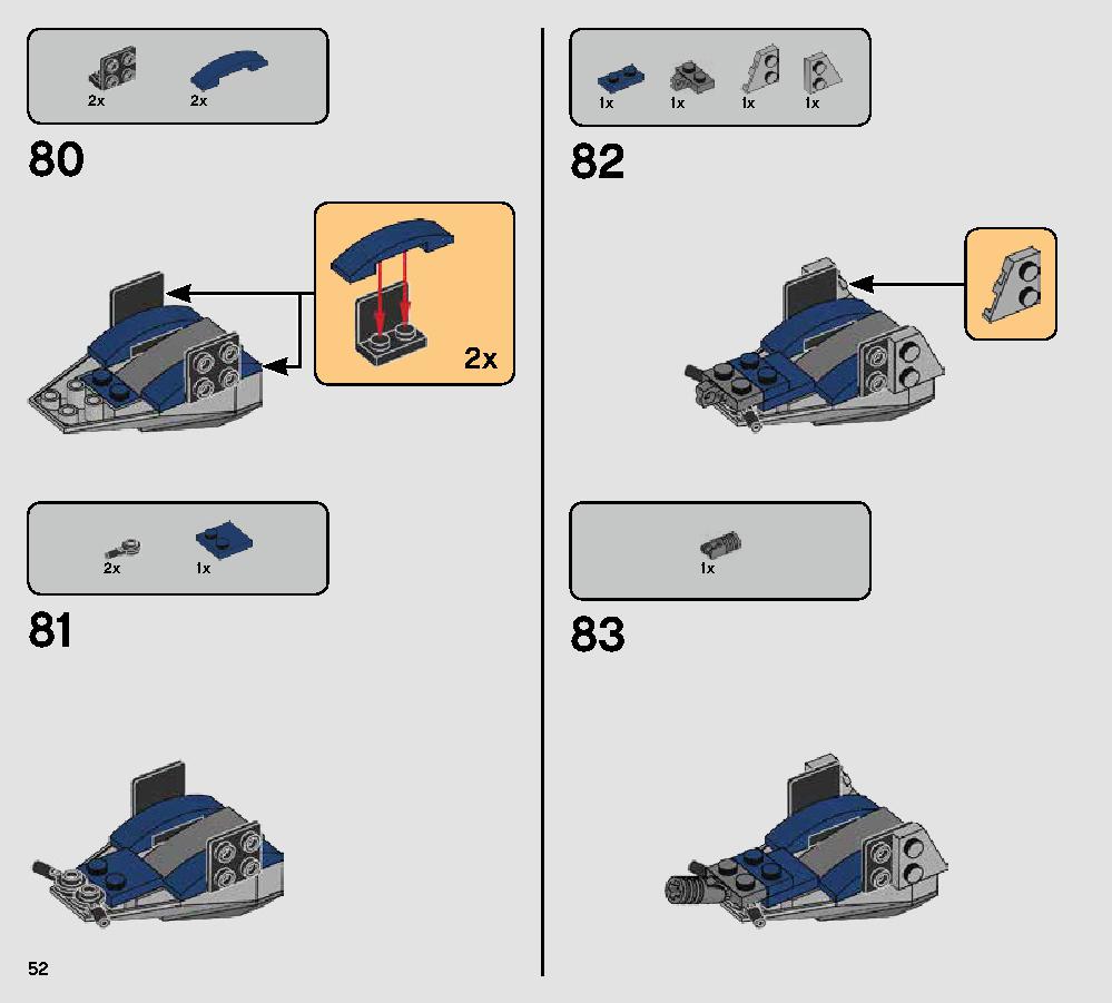 Droid Gunship 75233 LEGO information LEGO instructions 52 page