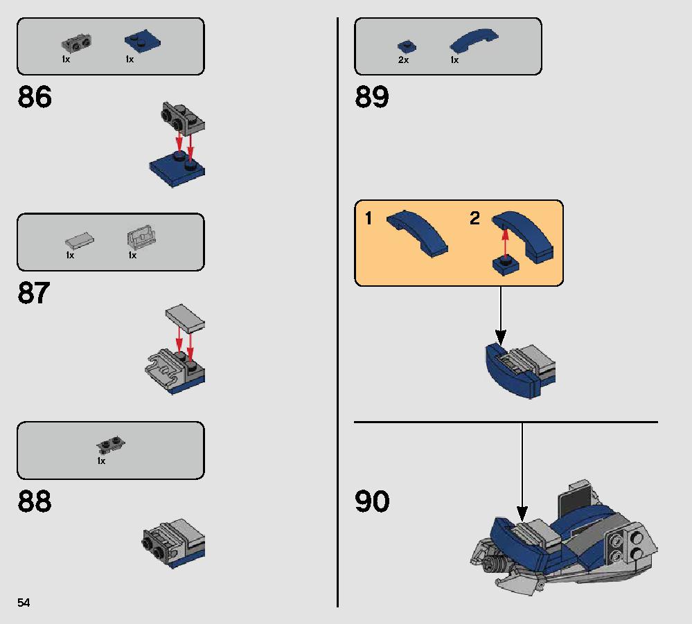 Droid Gunship 75233 LEGO information LEGO instructions 54 page