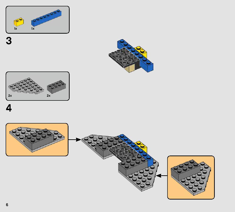 Droid Gunship 75233 LEGO information LEGO instructions 6 page
