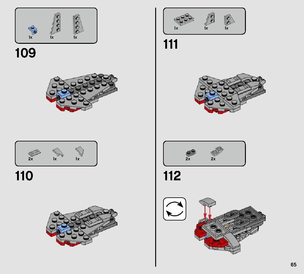 Droid Gunship 75233 LEGO information LEGO instructions 65 page