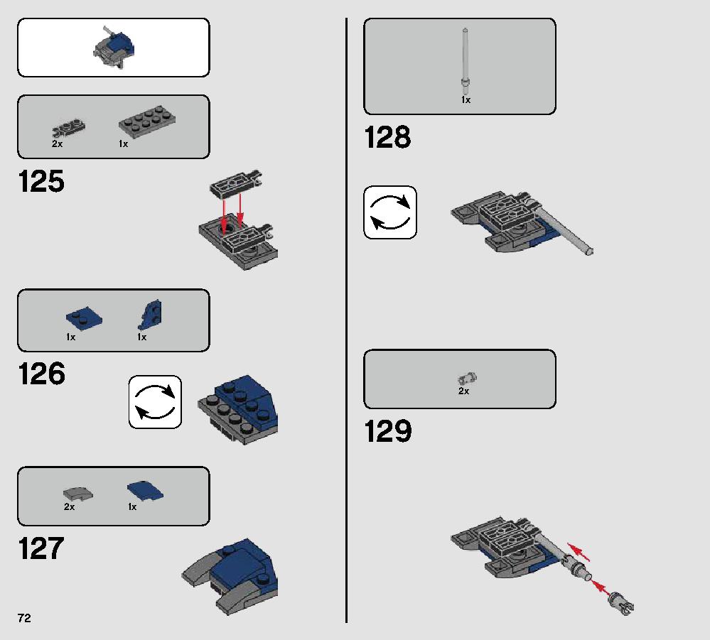 드로이드 건쉽™ 75233 레고 세트 제품정보 레고 조립설명서 72 page