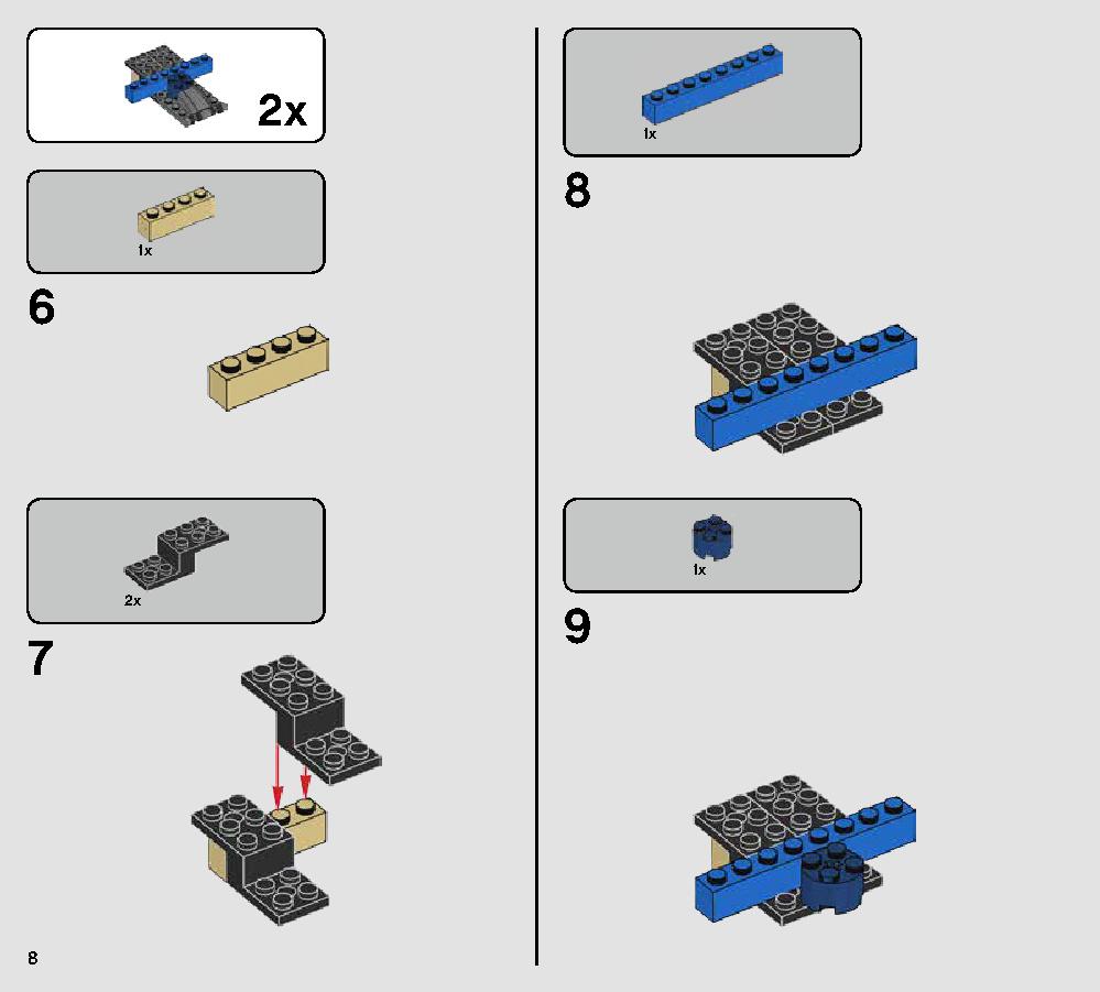 Droid Gunship 75233 LEGO information LEGO instructions 8 page