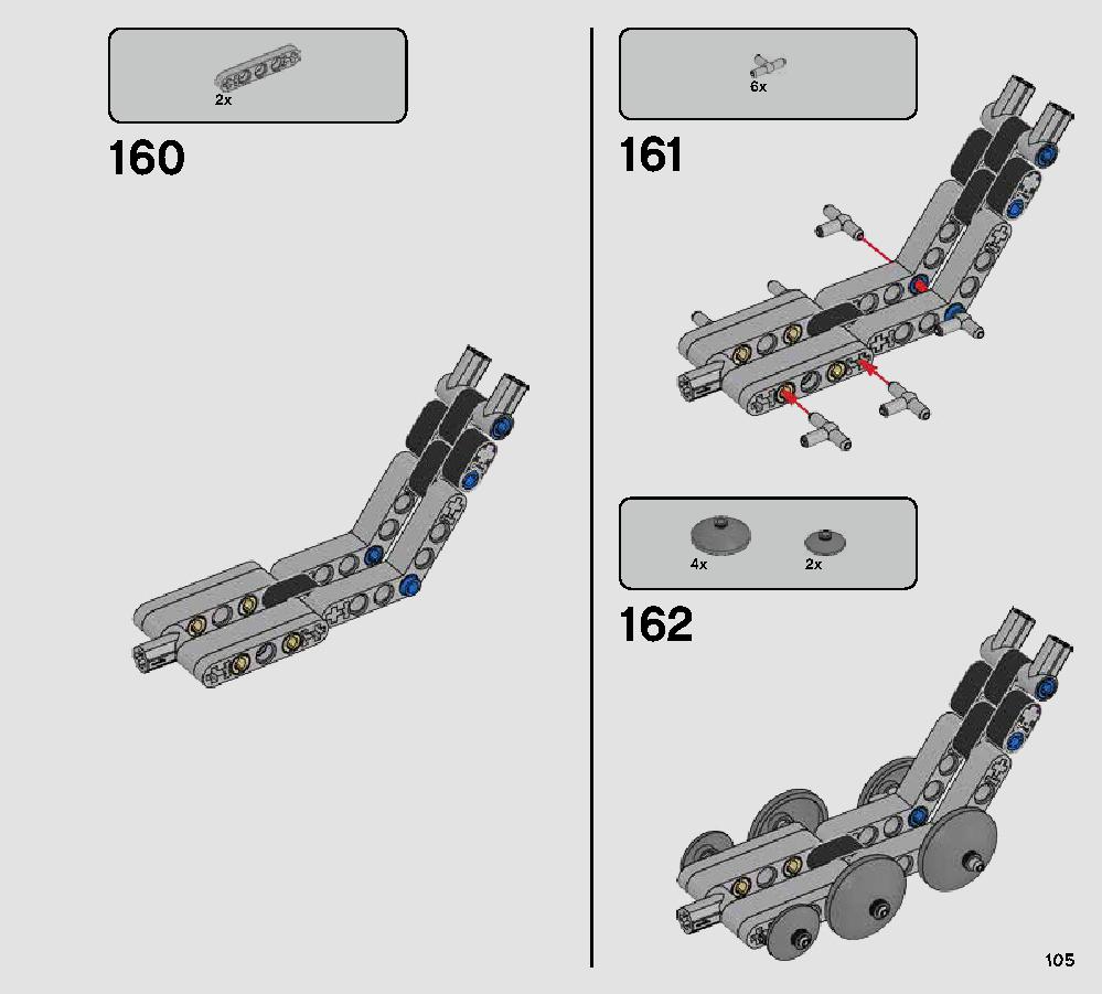 AT-AP Walker 75234 LEGO information LEGO instructions 105 page
