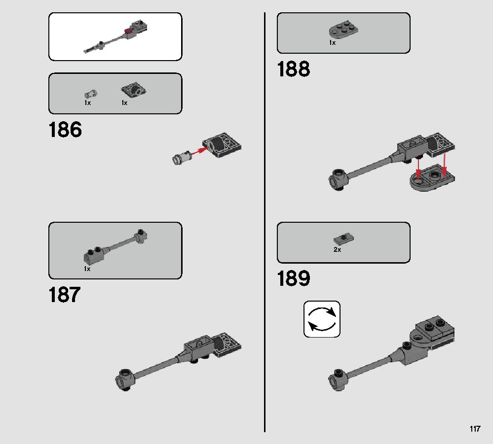 AT-AP Walker 75234 LEGO information LEGO instructions 117 page