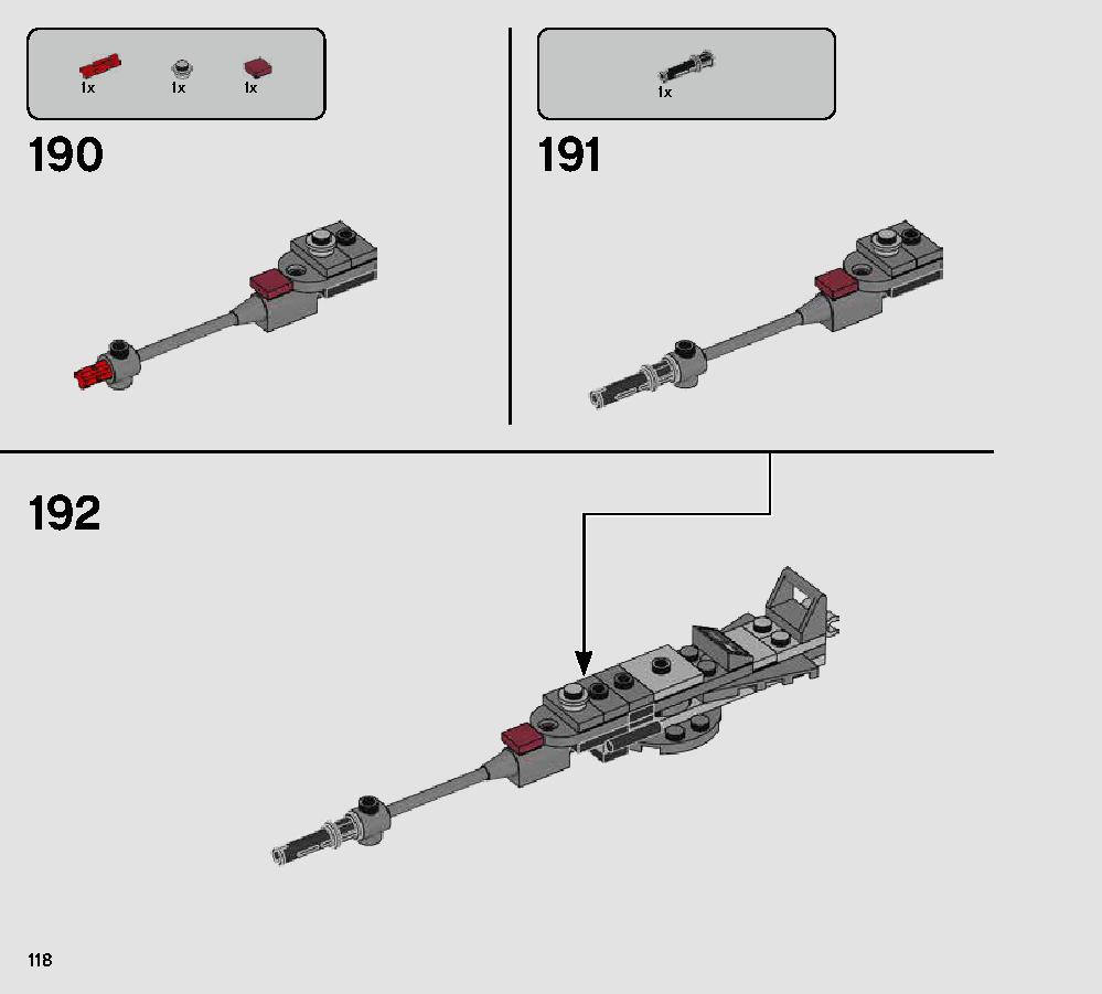AT-AP Walker 75234 LEGO information LEGO instructions 118 page
