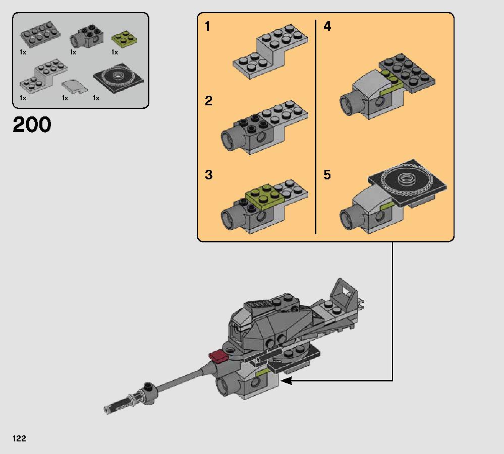 AT-AP Walker 75234 LEGO information LEGO instructions 122 page