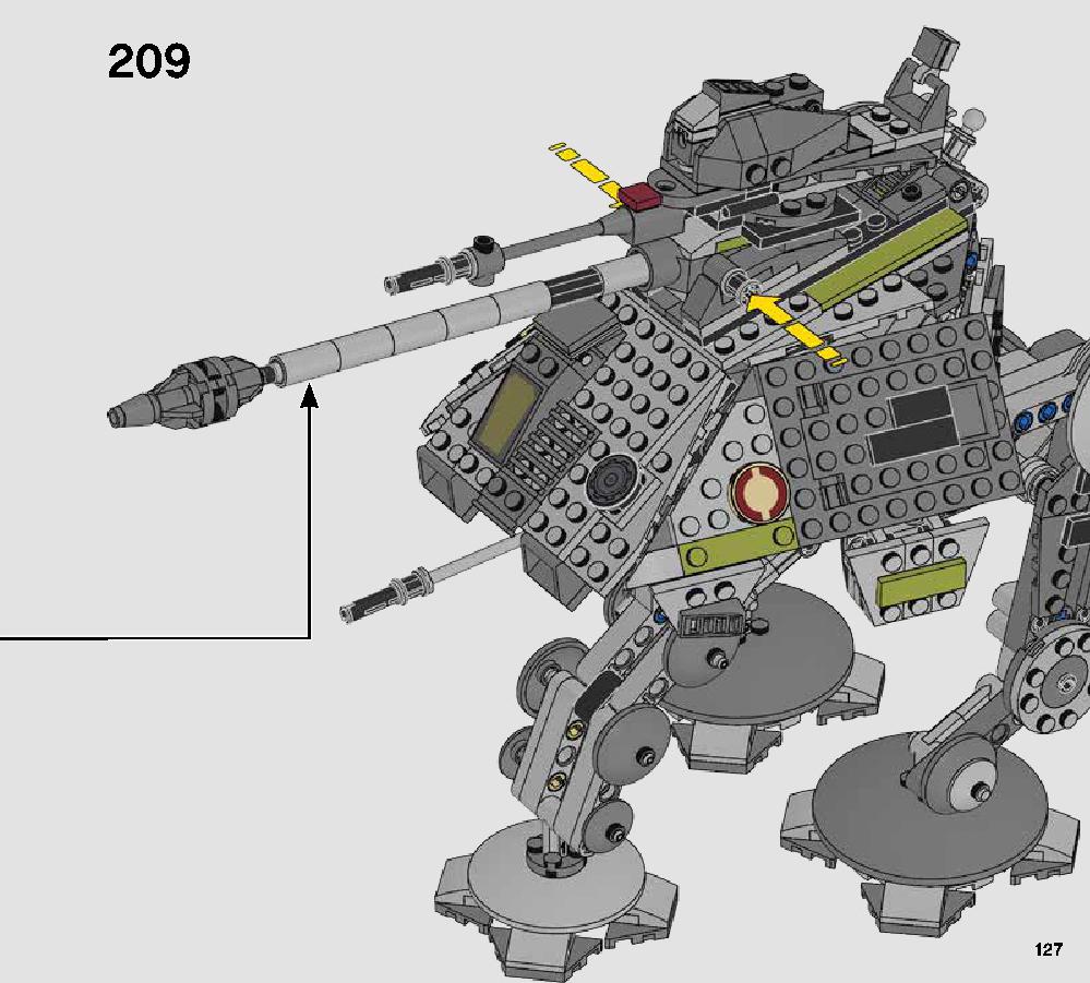 AT-AP Walker 75234 LEGO information LEGO instructions 127 page