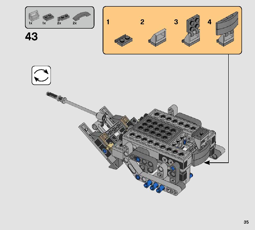 AT-AP Walker 75234 LEGO information LEGO instructions 35 page
