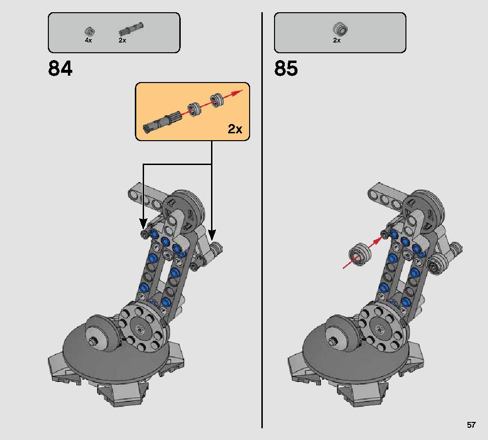AT-AP Walker 75234 LEGO information LEGO instructions 57 page
