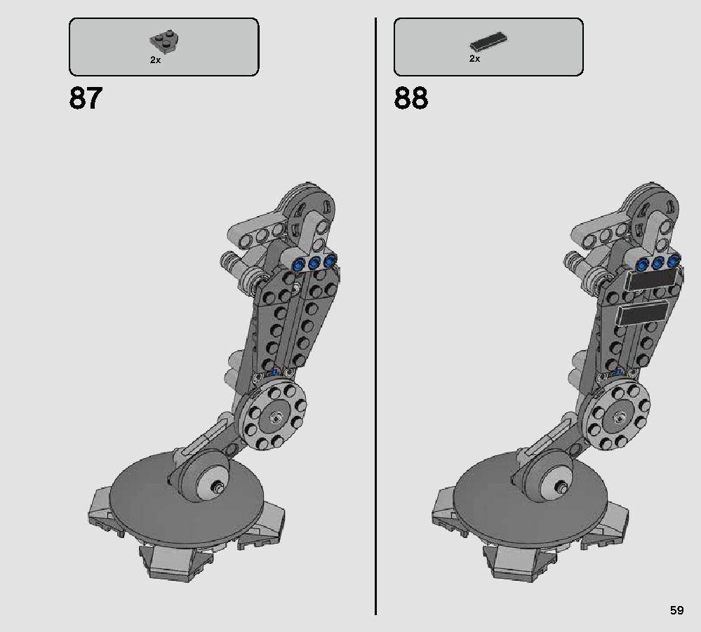 AT-AP Walker 75234 LEGO information LEGO instructions 59 page